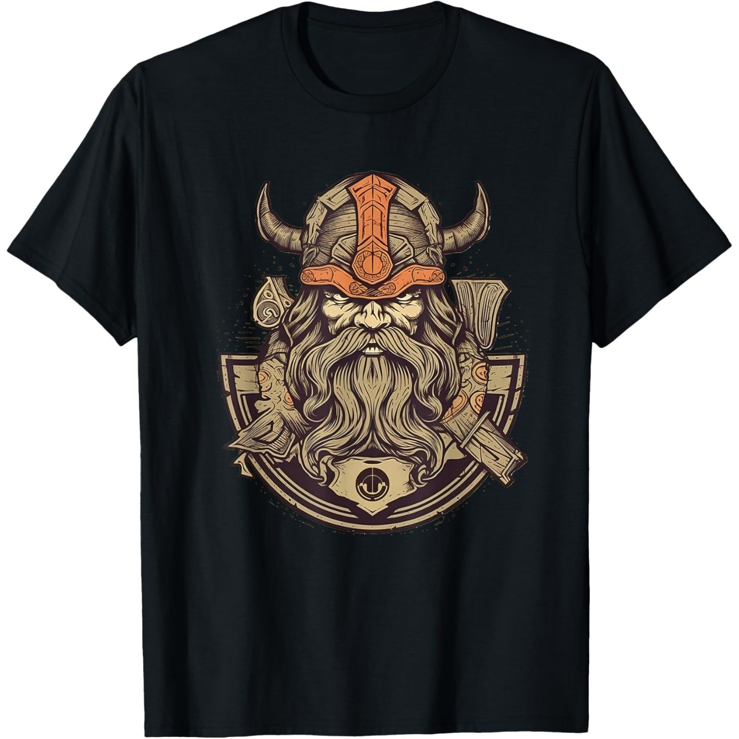 Summer Viking Clothing - Koszulka męska z bawełny z nadrukiem