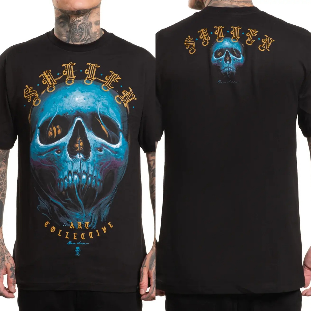 Vintage Summer Clothing Brand - Letnia koszulka z nadrukiem Sullen Clothing,