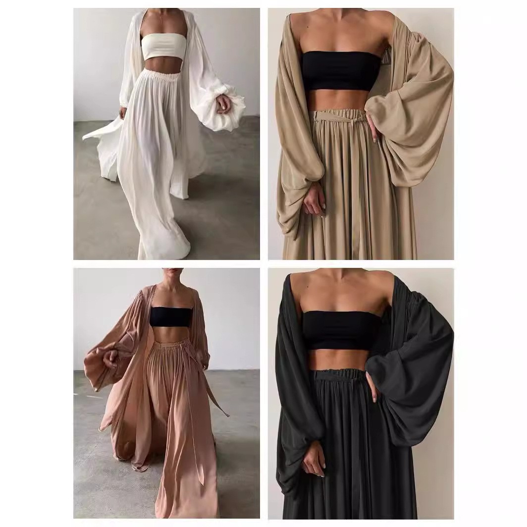 Summer Clothing Sets - Letni Wiosenny Damski Zestaw Ubrań Dwuczęściowy