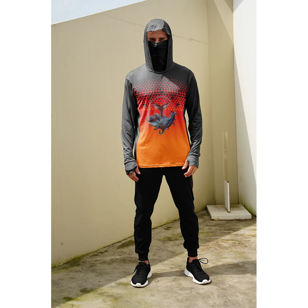 Summer Clothing Types - Męskie koszulki wędkarskie z ochroną przeciwsłoneczną,