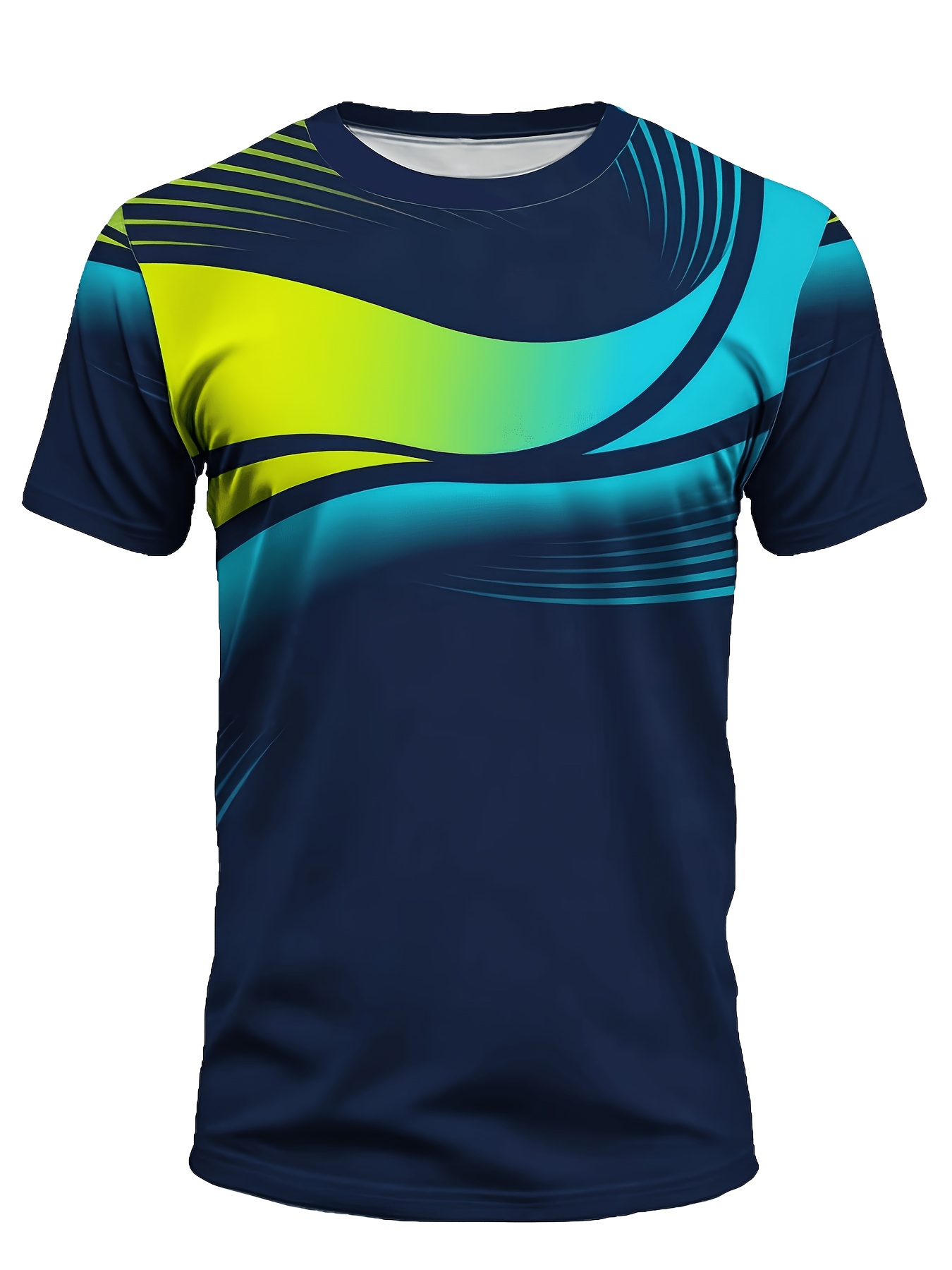 Summer Gym Clothing - Męska, elastyczna, szybkoschnąca koszulka sportowa kompresyjna