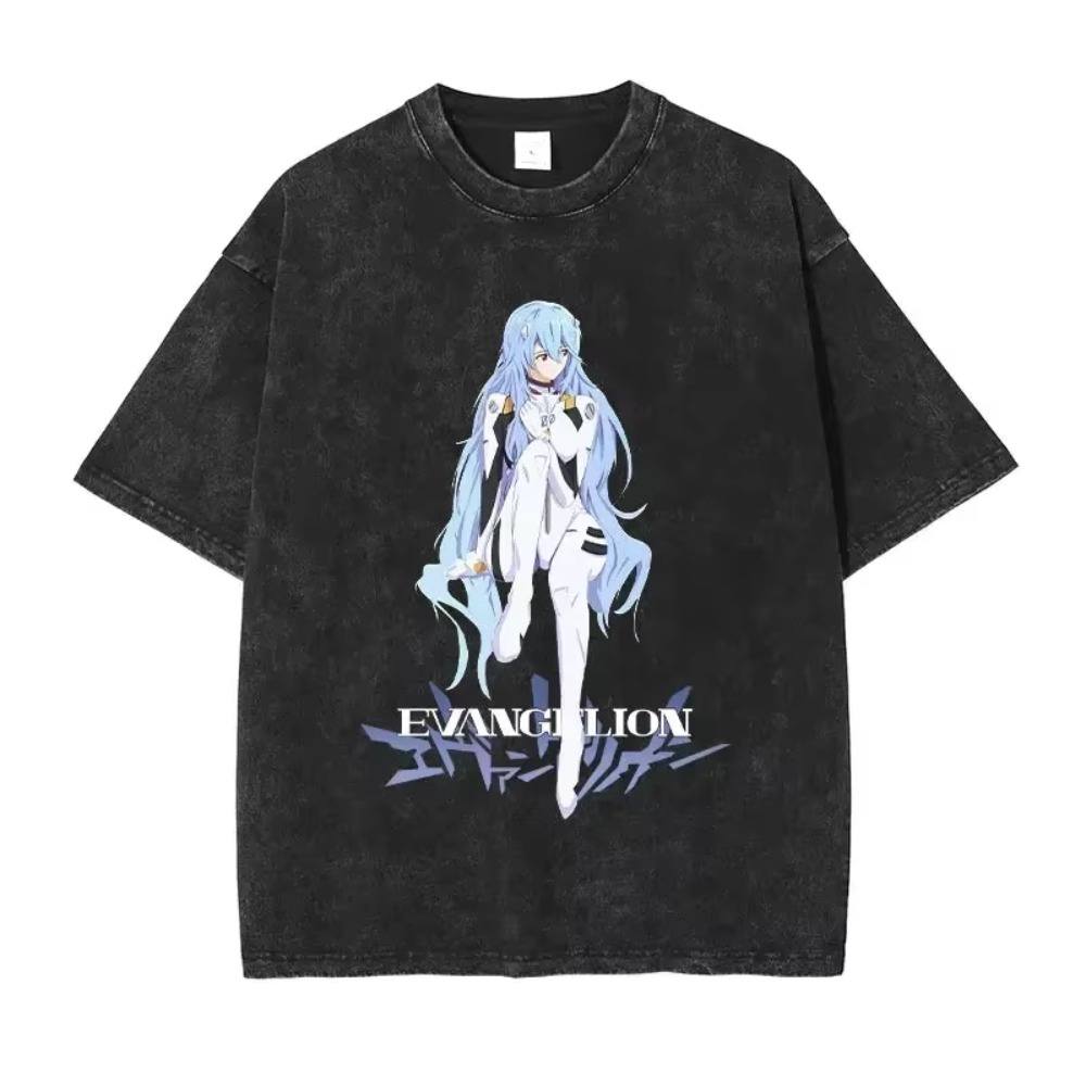 Summer Clothing Brands For Women - Męskie koszulki oversize Odzież EVA Anime