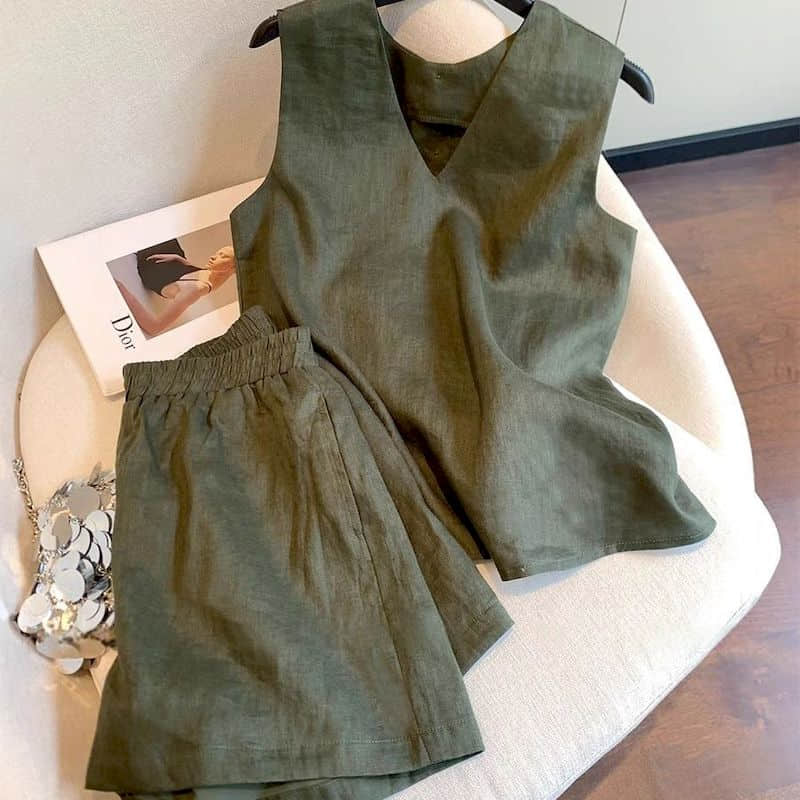 Summer Clothing Old Money - Komplety szortów w stylu old money,