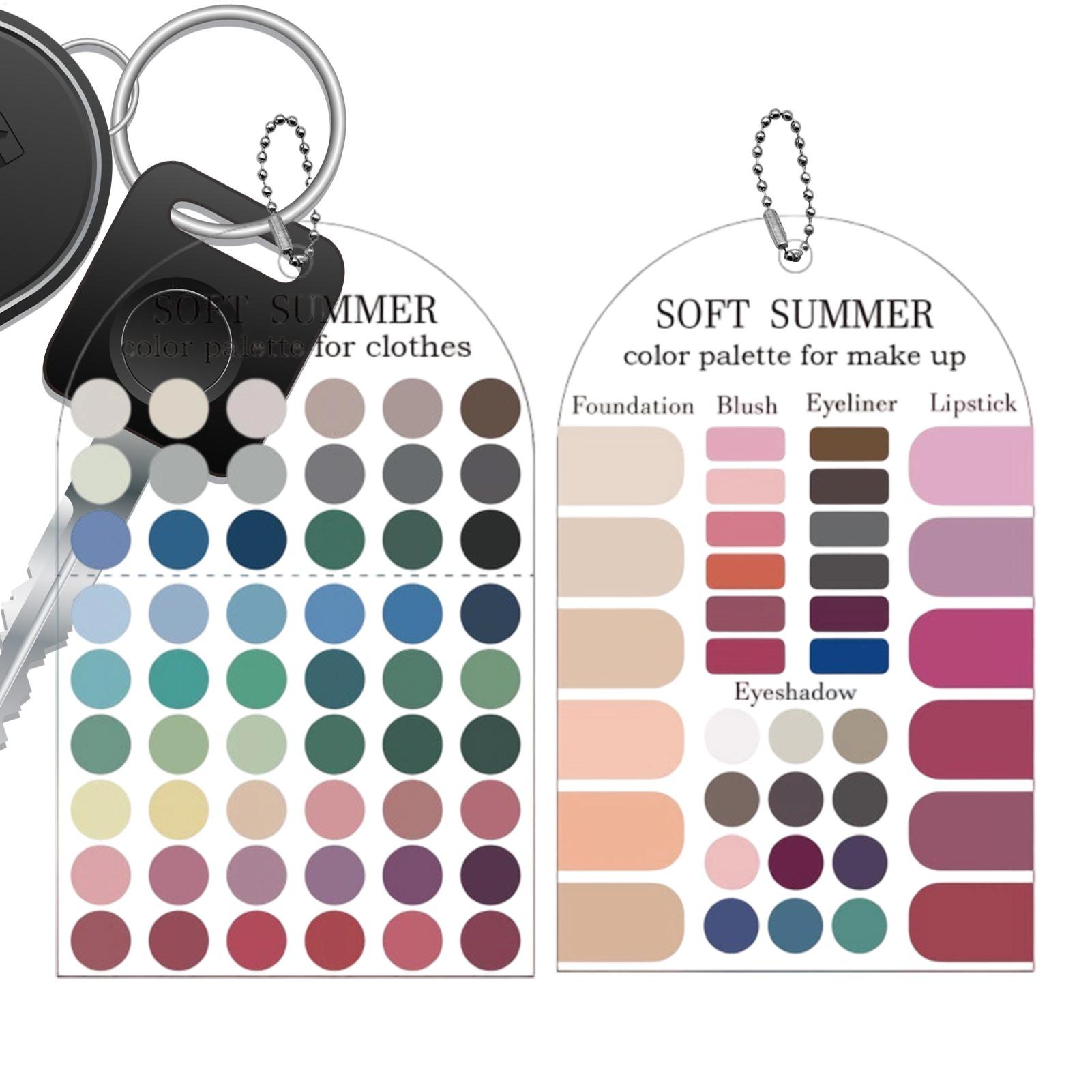 Summer Clothing Color Palette - Zestaw kart do dopasowywania kolorów akrylowych
