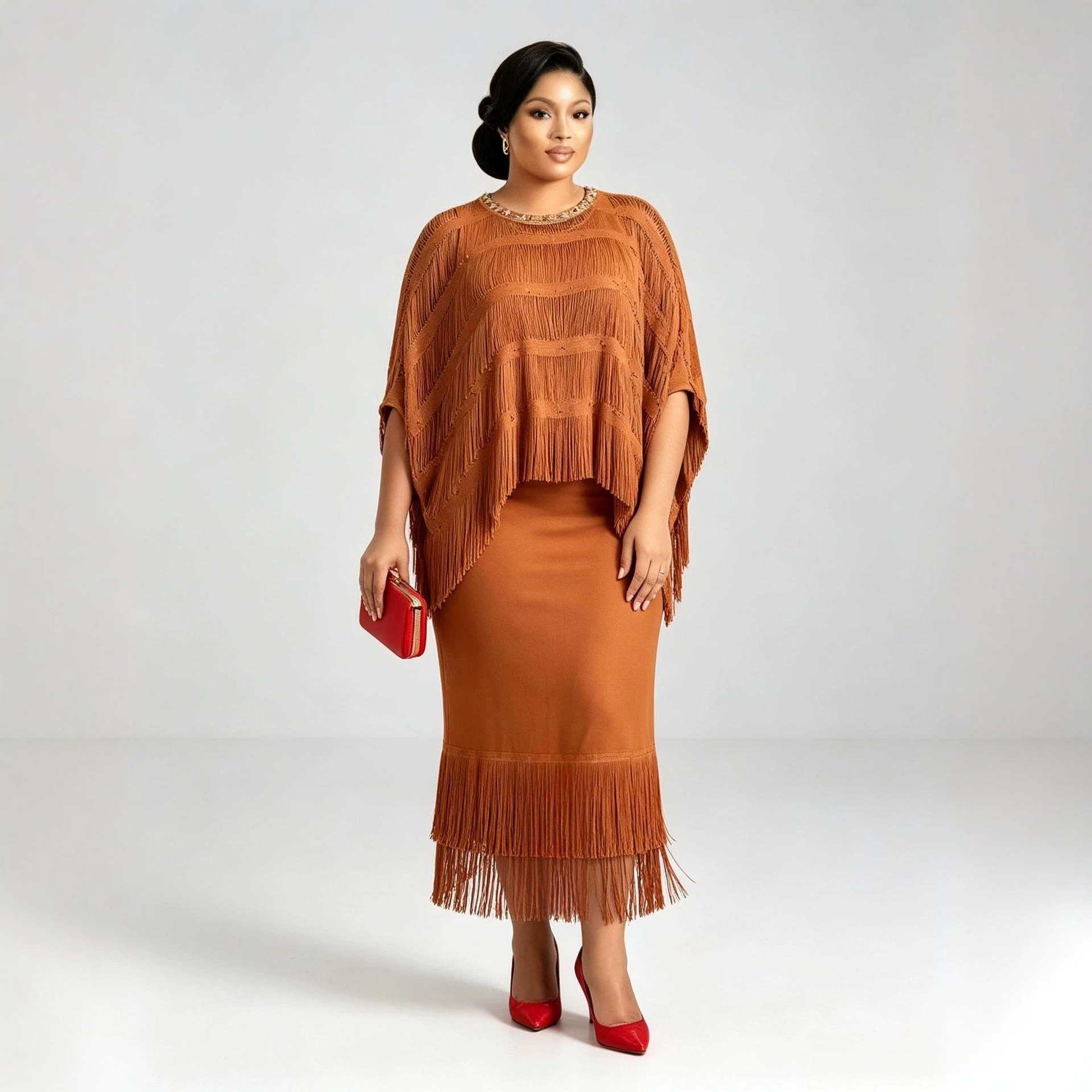 Summer Alt Clothing - Modny, plisowany, luźny komplet Miyake z