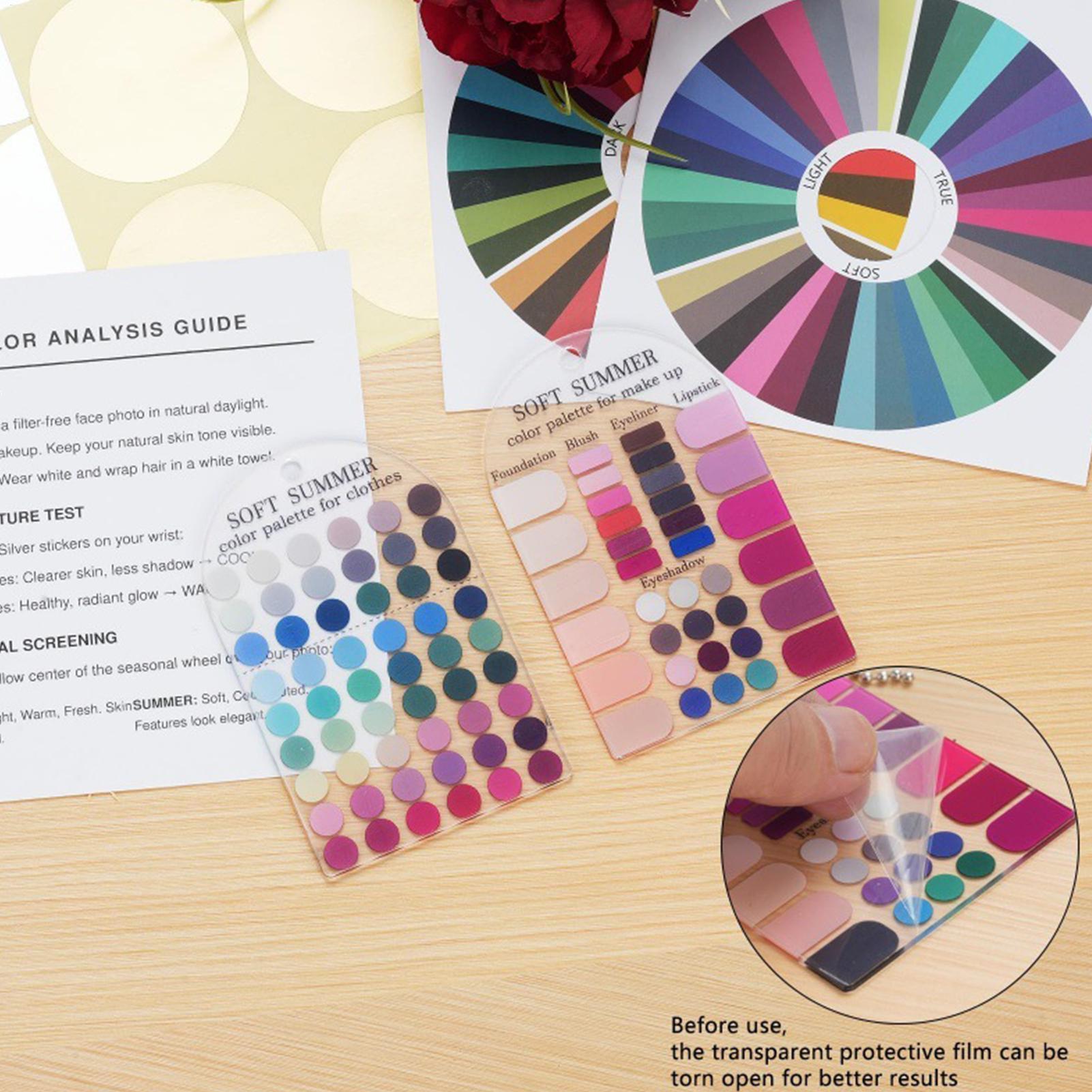 Karty z paletami kolorów Miękk – Summer Clothing Color Palette recenzja i cena