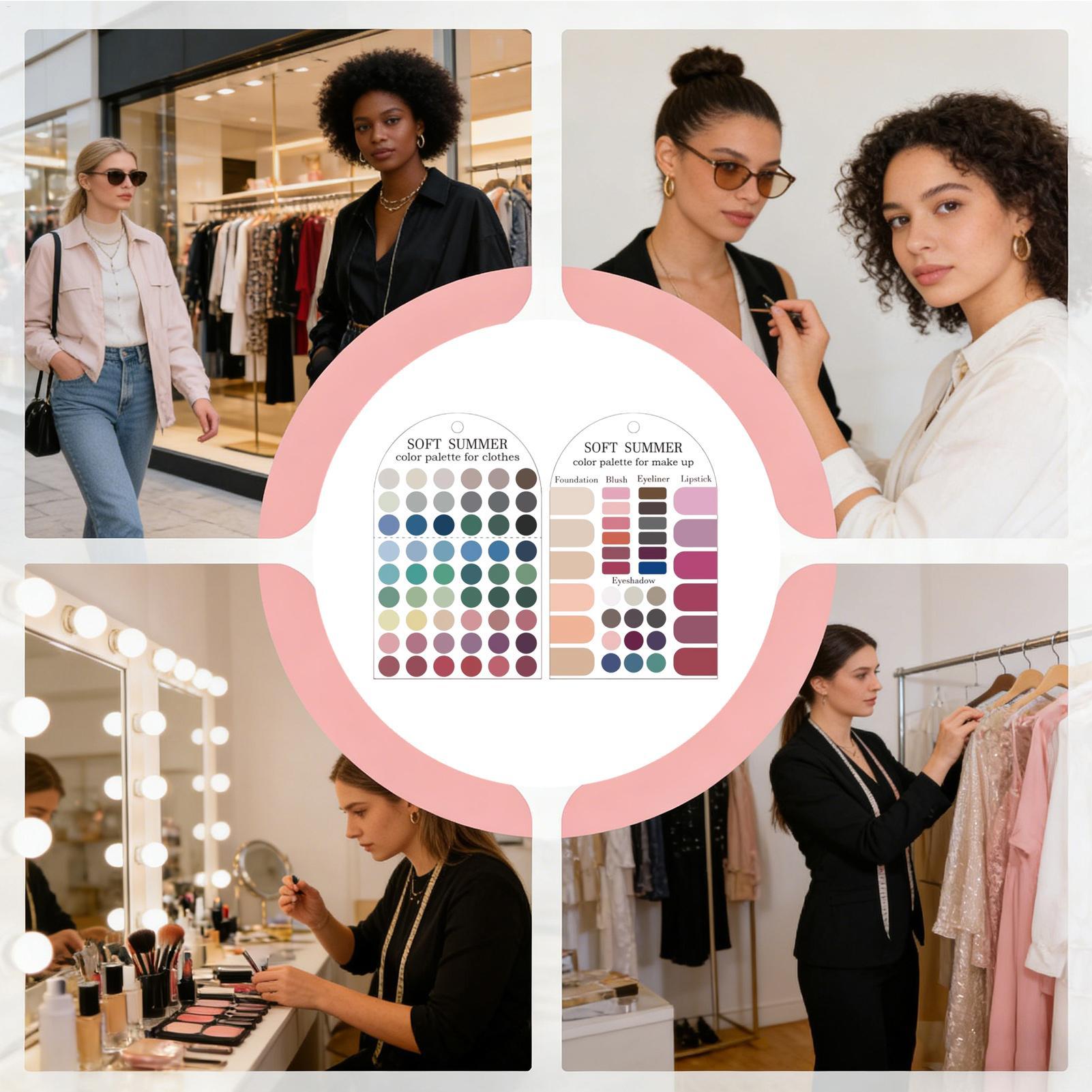 2 sztuki akrylowych palet sezo – Summer Clothing Color Palette recenzja i cena