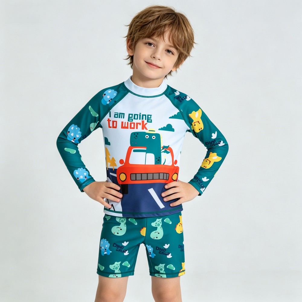 2-częściowy zestaw strojów kąp – Rash Guard Long Sleeve recenzja i cena