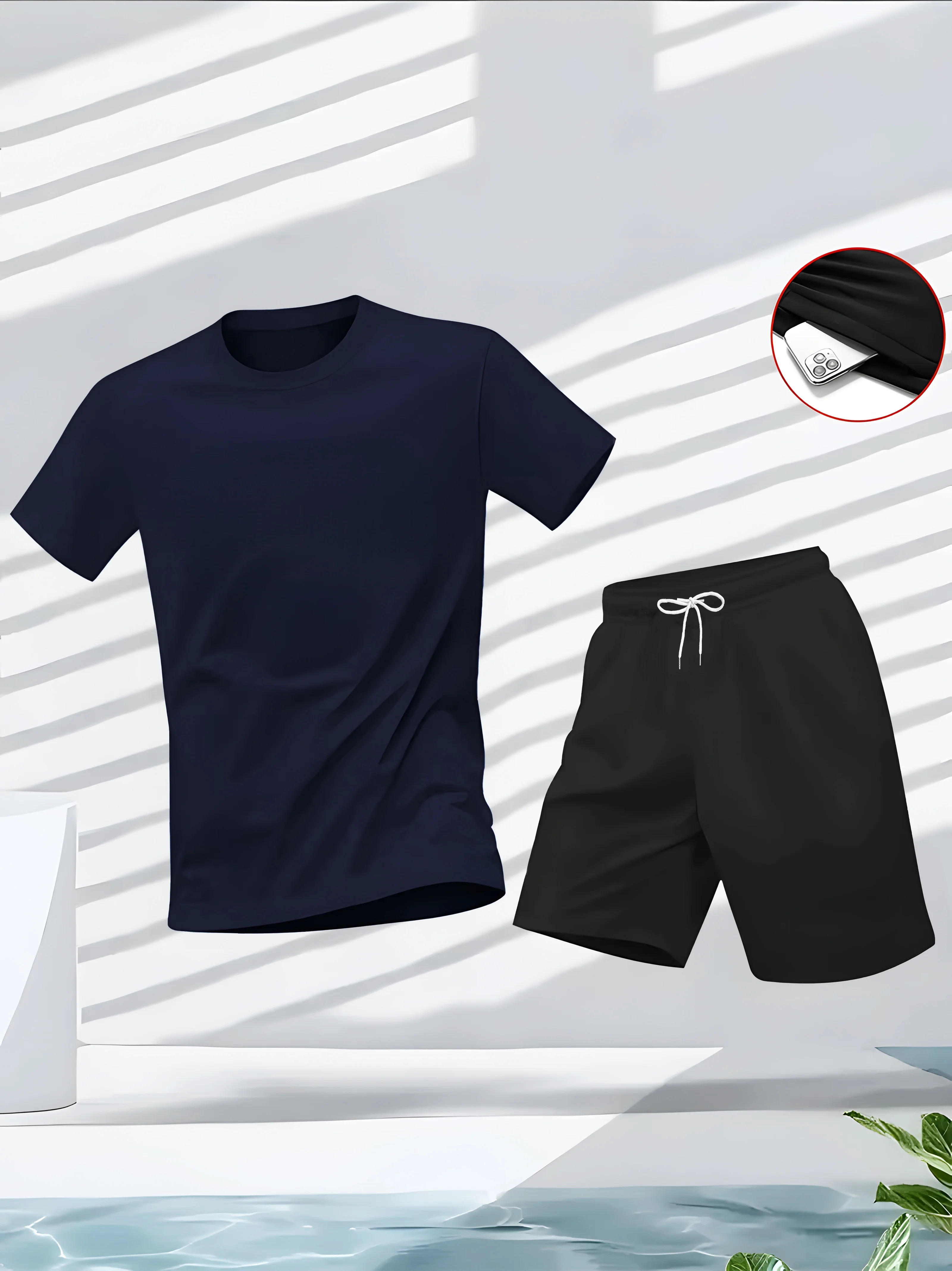 Męski garnitur 2-częściowy, mo – Summer Gym Clothing recenzja i cena