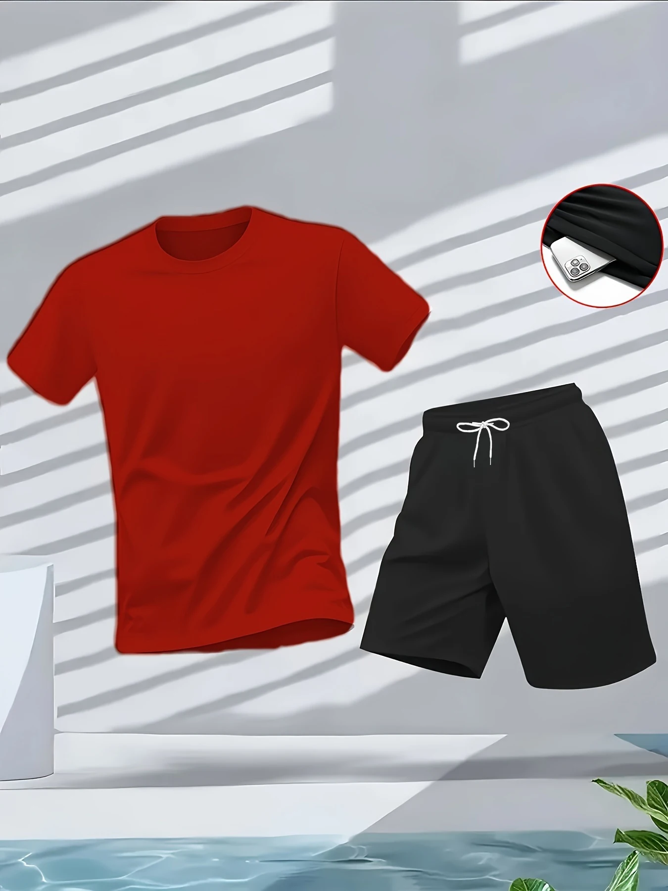 Męski garnitur 2-częściowy, mo – Summer Gym Clothing recenzja i cena