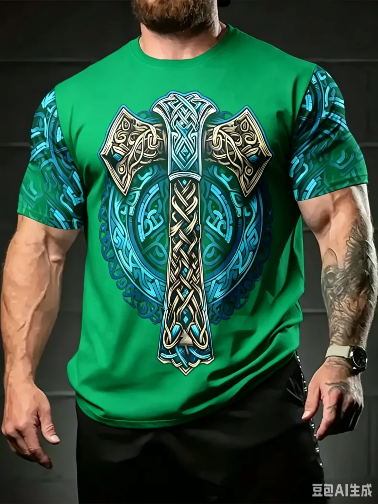Modna męska koszulka z krótkim – Summer Viking Clothing recenzja i cena