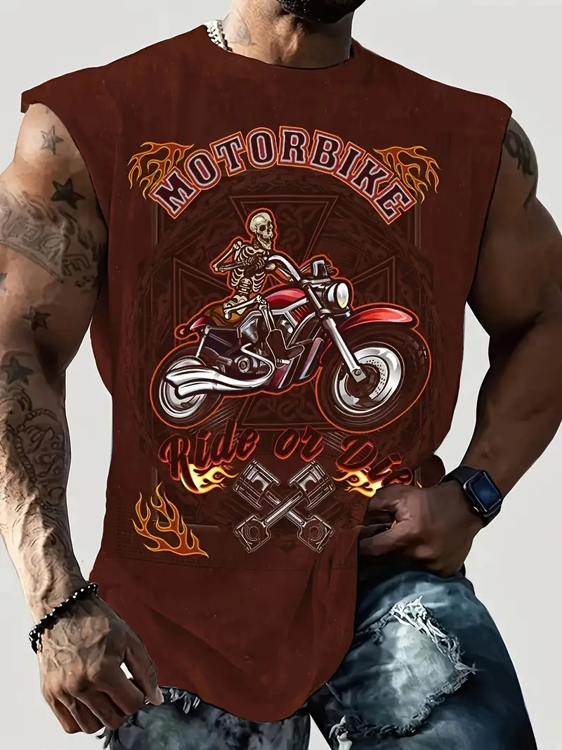 Letnia nowa męska kamizelka T- – Summer Viking Clothing recenzja i cena