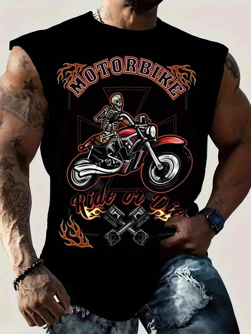 Letnia nowa męska kamizelka T- – Summer Viking Clothing recenzja i cena