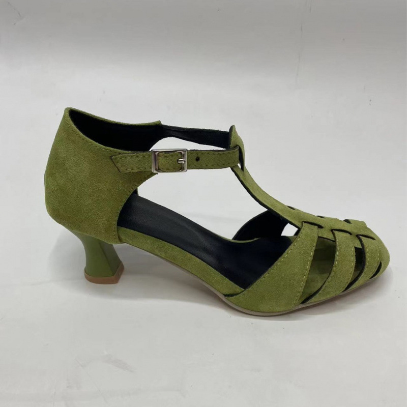 Damskie zielone zamszowe sanda – Summer Clothing Items recenzja i cena