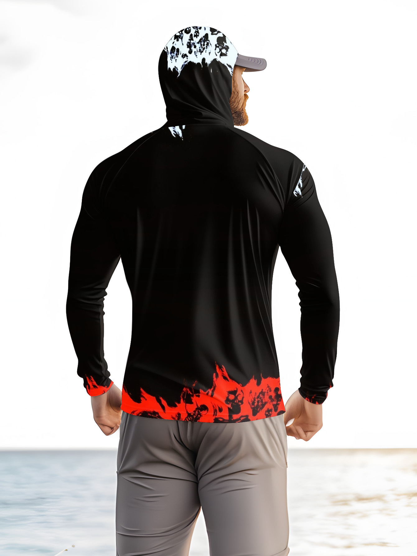 Męska koszulka wędkarska z kap – Rash Guard Long Sleeve recenzja i cena