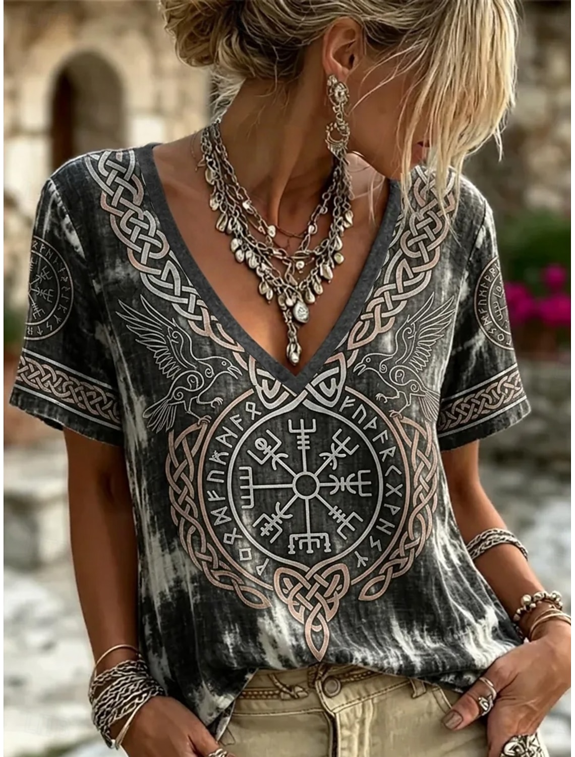 Damska koszulka z krótkim ręka – Summer Viking Clothing recenzja i cena