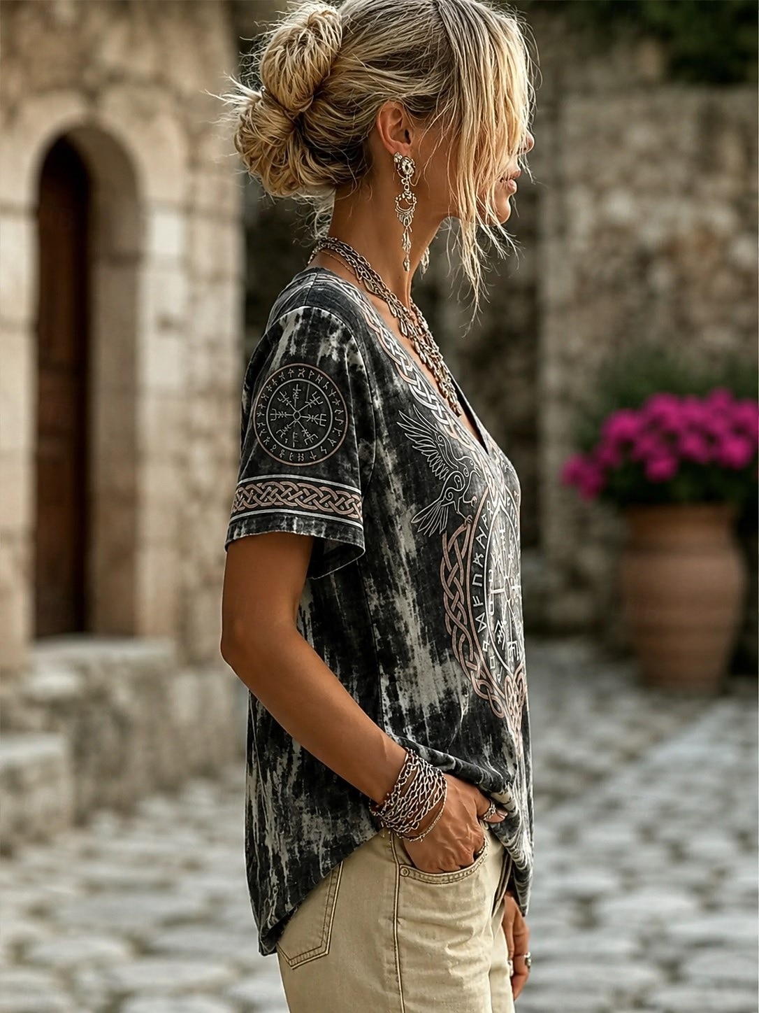 Damska koszulka z krótkim ręka – Summer Viking Clothing recenzja i cena