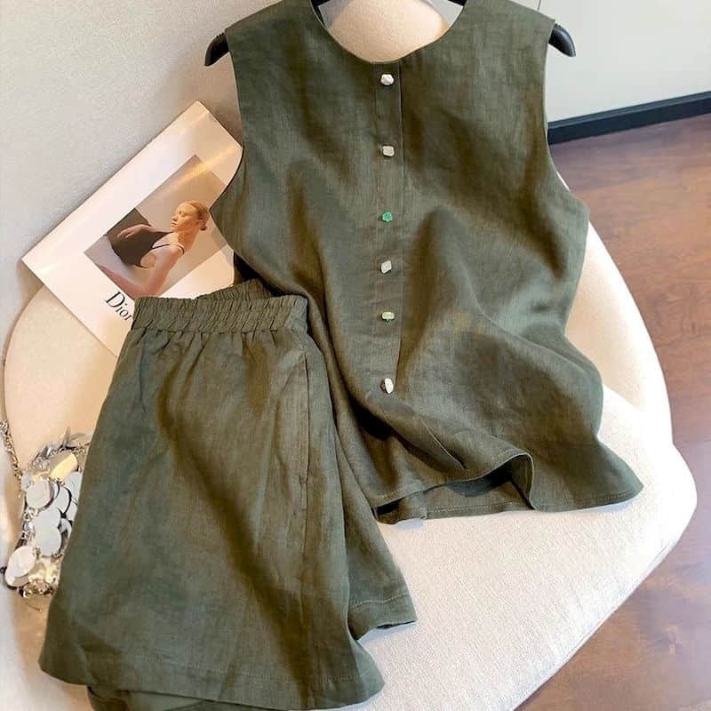 Komplety szortów w stylu old m – Summer Clothing Old Money recenzja i cena