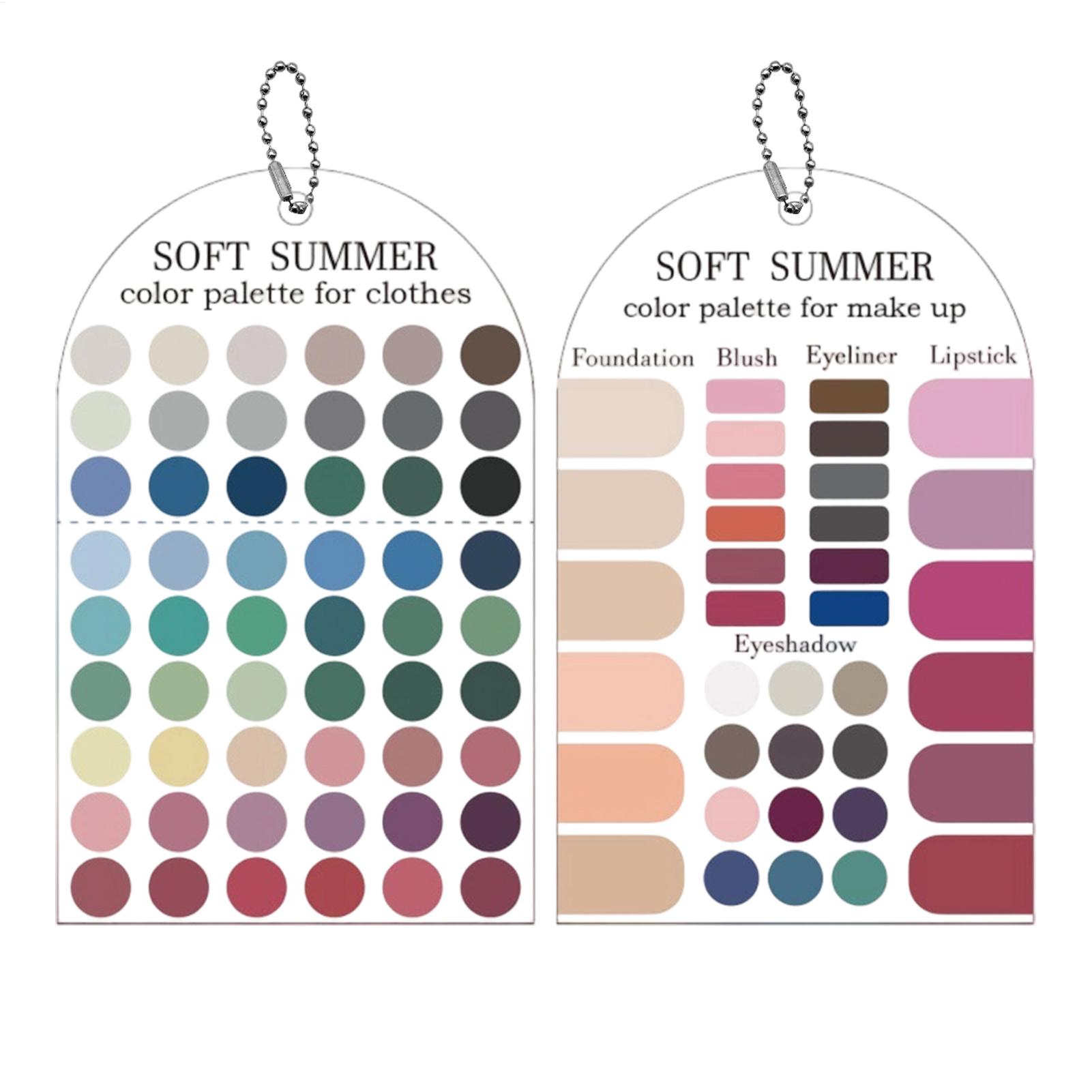 2 sztuki akrylowych palet kolo – Summer Clothing Color Palette recenzja i cena