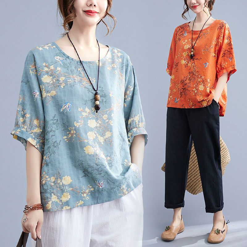 Letnia nowa koszulka damska z  – Summer Clothing Over 60 recenzja i cena