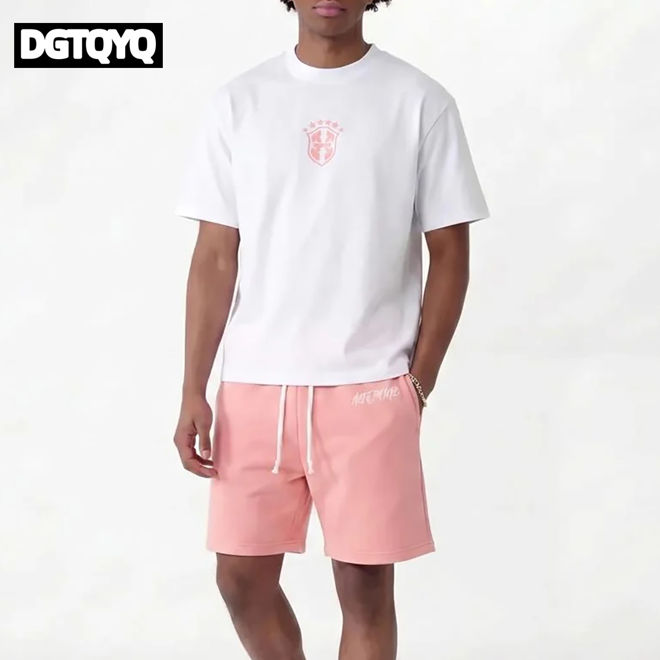 Męskie letnie nowe różowe haft – Summer Clothing Haul recenzja i cena