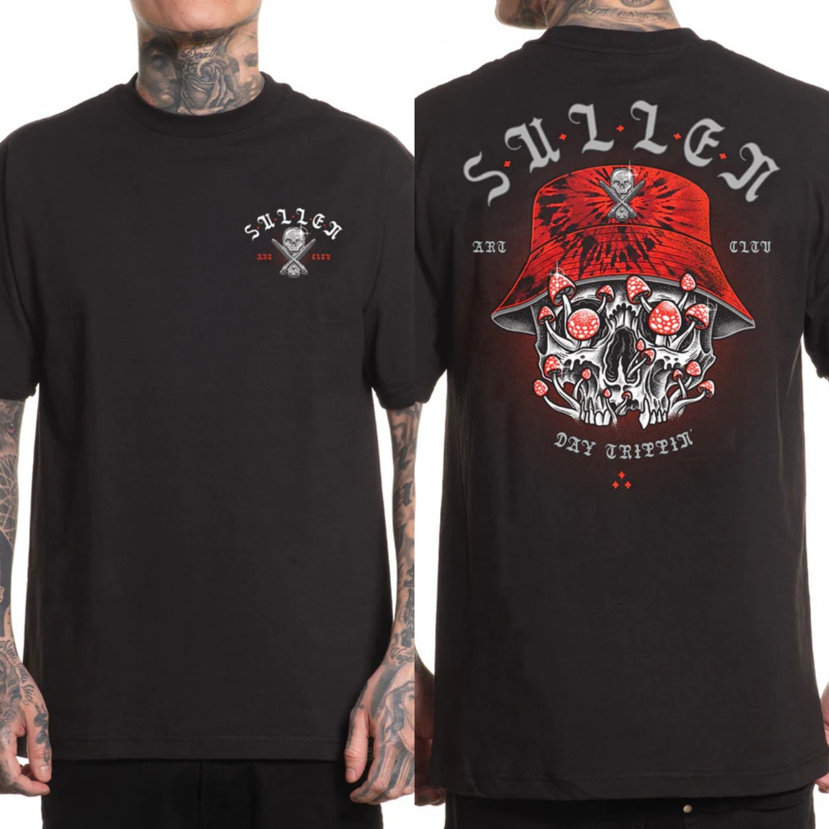 Fit Sullen Clothing Graficzny  – Vintage Summer Clothing Brand recenzja i cena