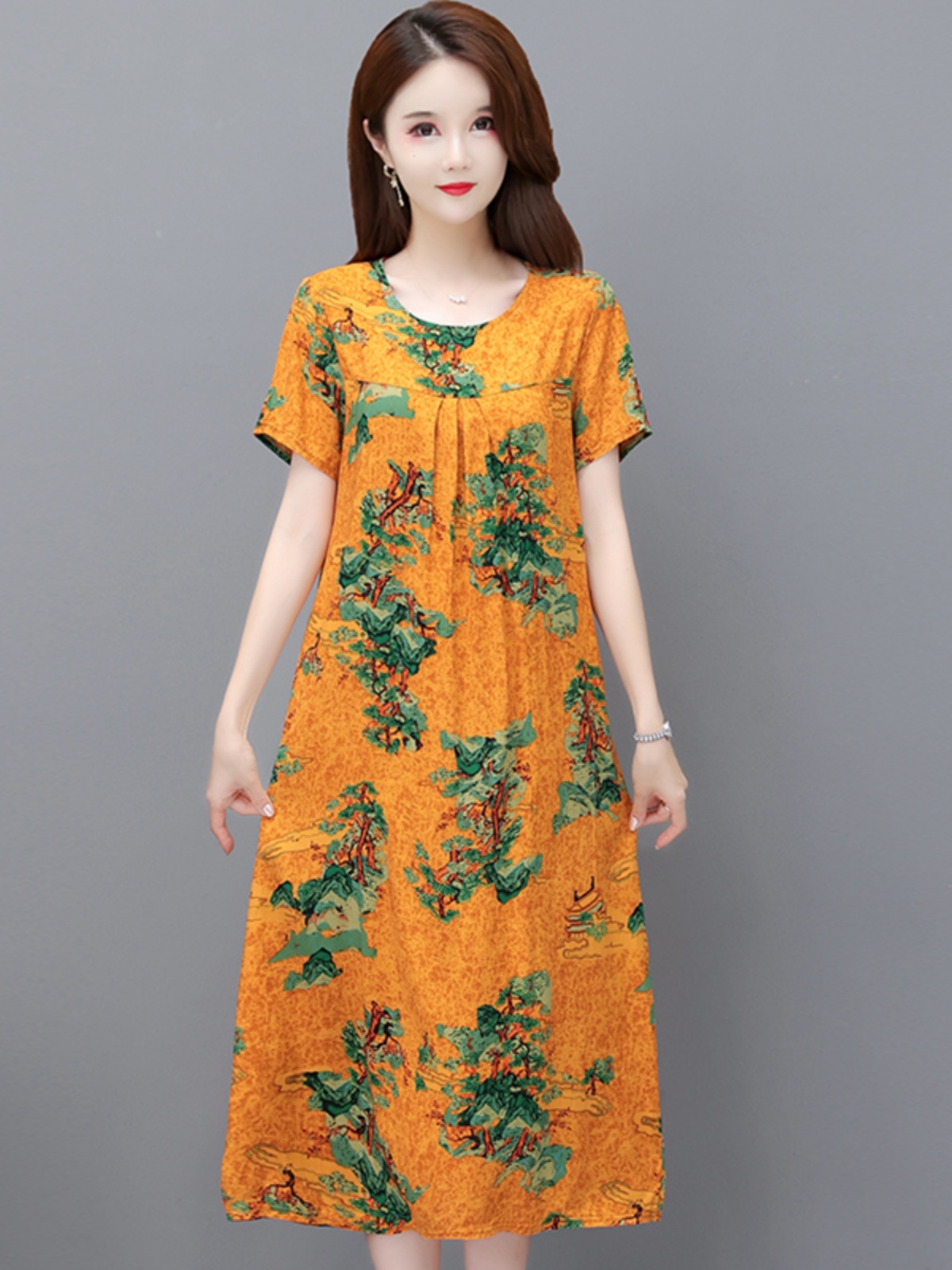 Letnia sukienka plus size, luź – Summer Clothing Over 60 recenzja i cena