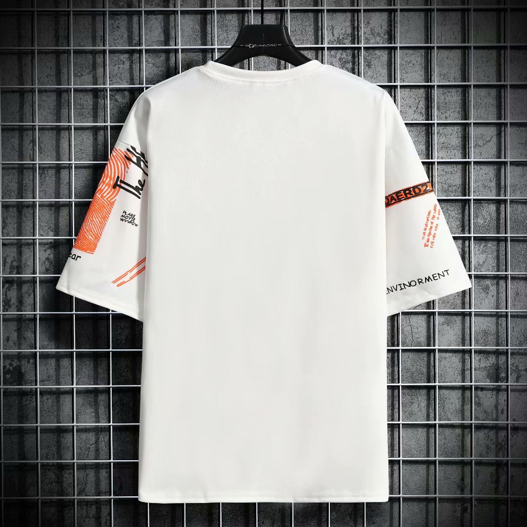 Mężczyźni Harajuku graficzne c – Vintage Summer Clothing Brand recenzja i cena