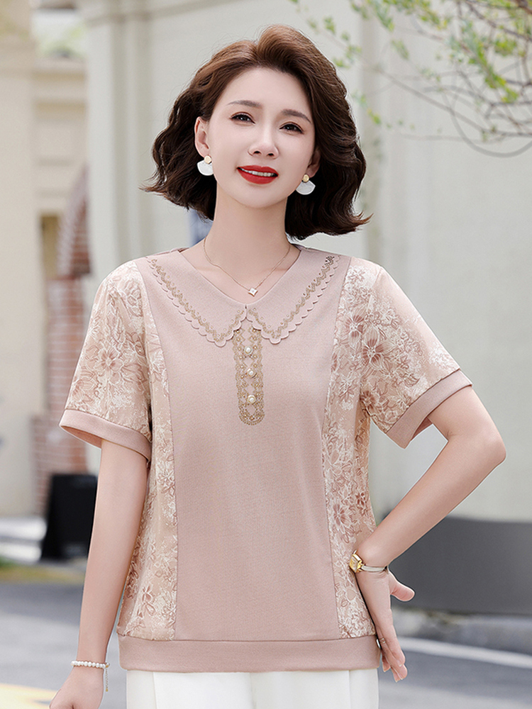 Modna letnia dzianinowa koszul – Summer Clothing Over 60 recenzja i cena