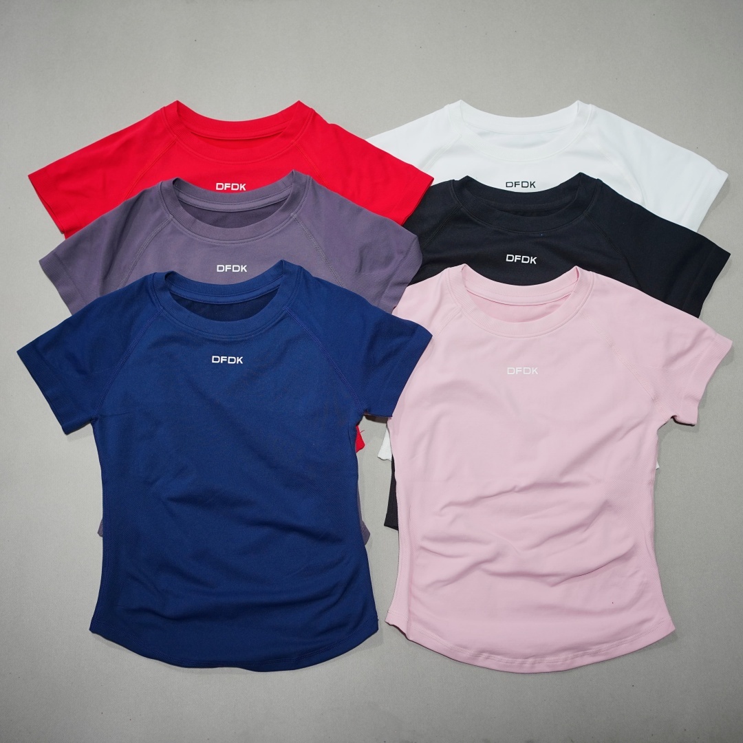 DFDK Damska oddychająca koszul – Summer Gym Clothing recenzja i cena