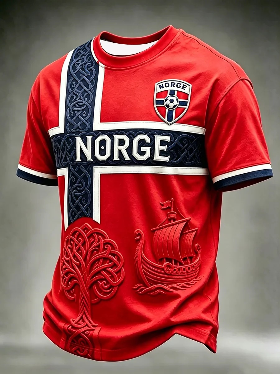 2026 Letnia męska koszulka Nor – Summer Viking Clothing recenzja i cena
