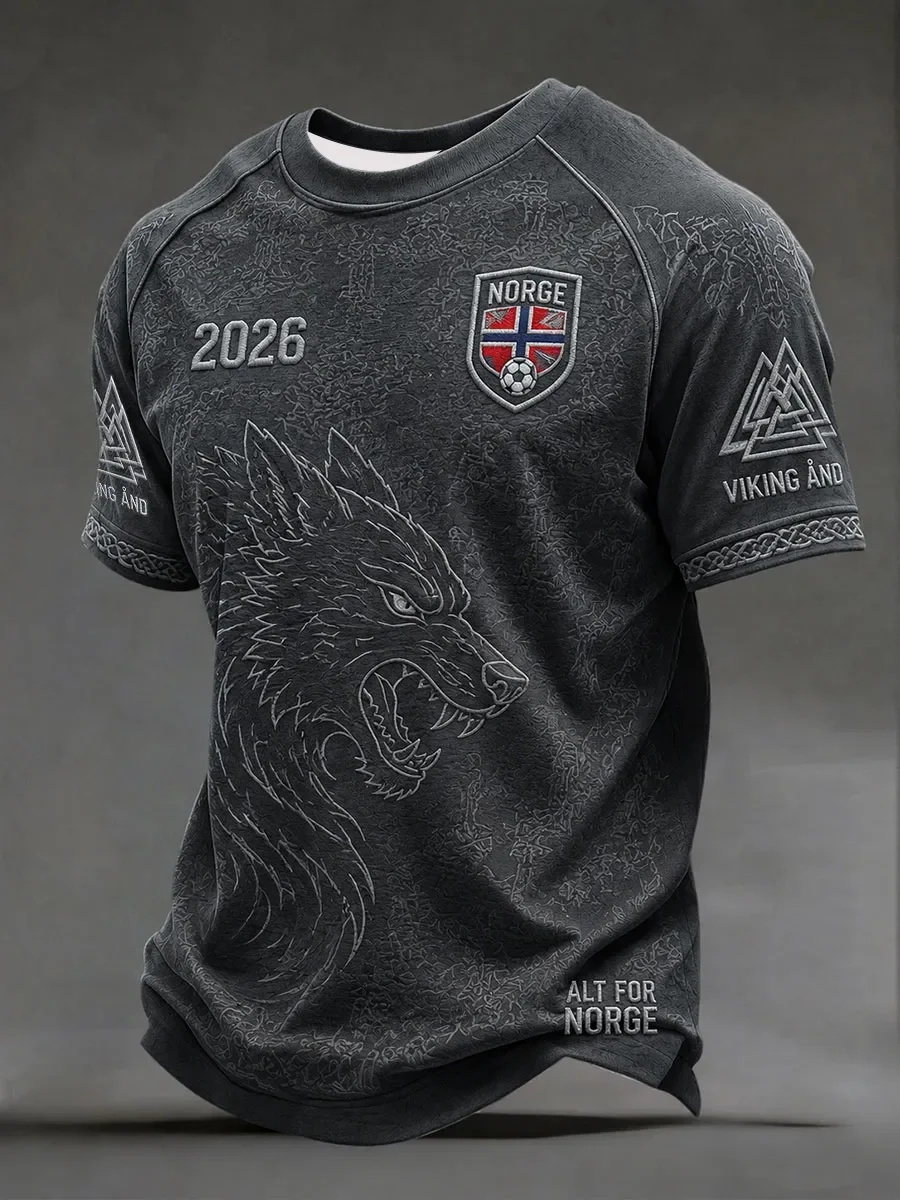 2026 Letnia męska koszulka Nor – Summer Viking Clothing recenzja i cena
